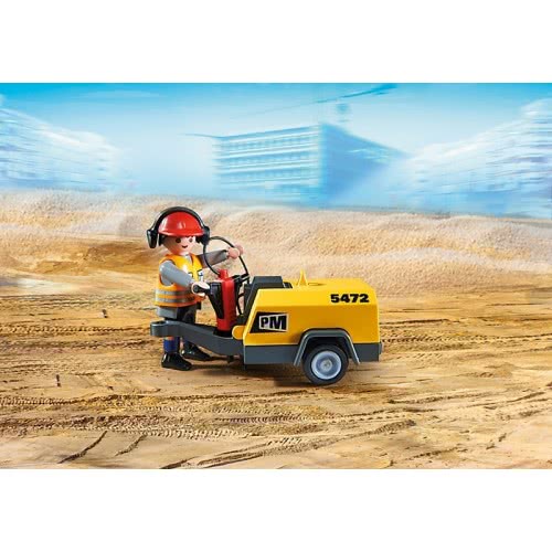 Playmobil Εργάτης Με Κομπρεσέρ 5472 4008789054722