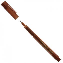 Faber-Castell Μαρκαδοράκι Γραφής Broadpen 155477 Σκούρο Καφέ 12308321 4005401554776