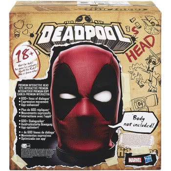 Hasbro Marvel Legends Deadpool Head Premium Interactive, Moving, Talking Electronic E6981 5010993697069