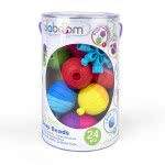 Lalaboom 5In1 Educational Baby Toddler Snap Beads 24 Pcs For 10+ Months 1000-86089 4897067860892