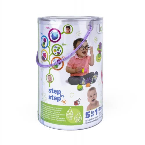 Lalaboom 5In1 Educational Baby Toddler Snap Beads 24 Pcs For 10+ Months 1000-86089 4897067860892