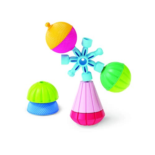 Lalaboom 5In1 Educational Baby Toddler Toy Snap Beads 36 Pcs For 10-36 Months 1000-86090 4897067860908