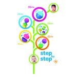 Lalaboom 5In1 Educational Baby Toddler Toy Snap Beads 36 Pcs For 10-36 Months 1000-86090 4897067860908