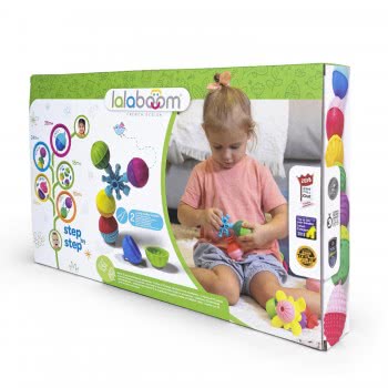 Lalaboom 5In1 Educational Baby Toddler Toy Snap Beads 36 Pcs For 10-36 Months 1000-86090 4897067860908