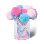 Nici Theodor And Friends Ballpoint Pen With Pompon 1Pc - 3 Designs 805-45051 4012390450514