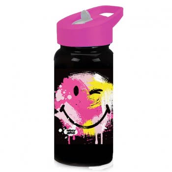 Diakakis imports Smiley Παγούρι Αλουμινίου Με Καλαμάκι 500 Ml - 2 Σχέδια 000504740 5205698431524