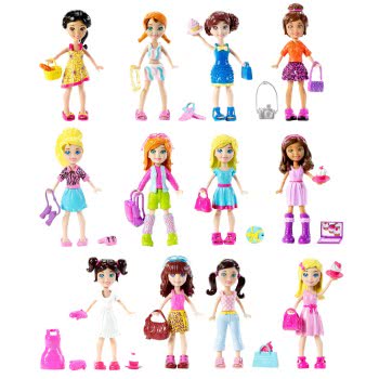 Mattel Polly Κούκλα Με Αξεσουάρ (12 Σχέδια) K7704 027084440409
