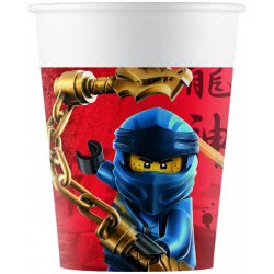 PROCOS Χάρτινα Ποτήρια Lego Ninjago 200Ml 8Τμχ 092240 5201184922408
