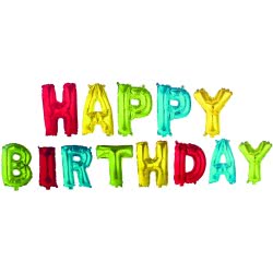 PROCOS Foil Balloon Happy Birthday 089652 5201184896525
