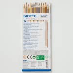 Giotto Stilnovo Skintones Wooden Pencils 12 Pieces 025740000 8000825012389