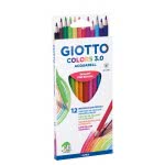 Giotto Colors 3.0 Aquarell Wooden Pencils 12 Pieces 000277100 8000825018466