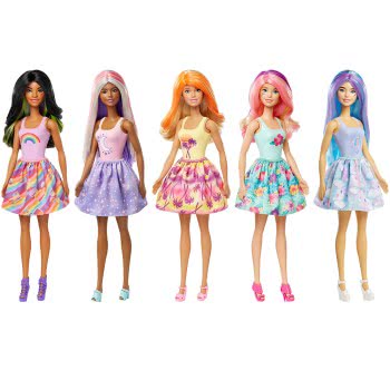 Mattel Κούκλα Barbie Color Reveal Wave 3 Έκπληξη GTP42 887961919509