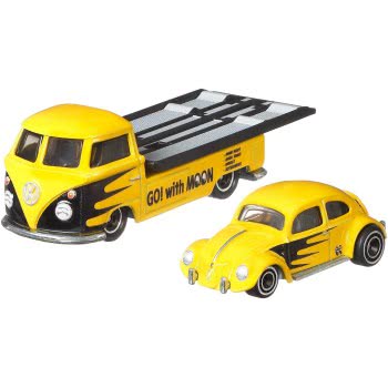 Mattel Hot Wheels Car Culture Team Transport Volkswagen Classic Bug And Transporter T1 FLF56 / GJT42 887961817430