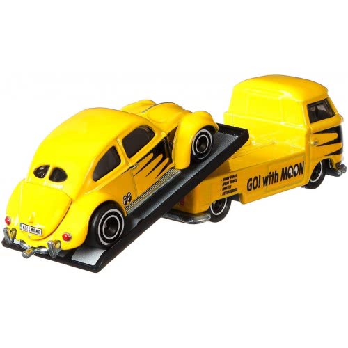 Mattel Hot Wheels Νταλίκα Με Αυτοκινητάκι Volkswagen Classic Bug And Transporter T1 FLF56 / GJT42 887961817430