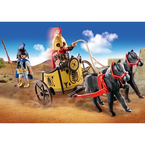 Playmobil History Achilles With Chariot And Patroklos 70469 4008789704696