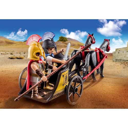 Playmobil History Achilles With Chariot And Patroklos 70469 4008789704696