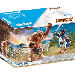 Playmobil History Ο Οδυσσέας Και Ο Κύκλωπας Πολύφημος 70470 4008789704702