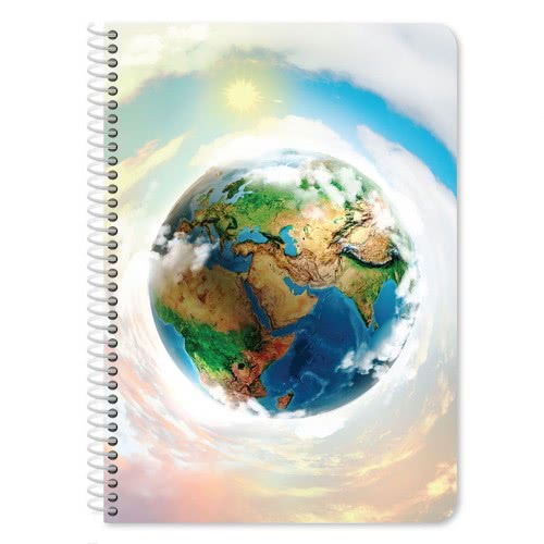 Diakakis imports Earth Home Notebook Α4 3 Subject 90 Sheets - 4 Design 000042113 5205698481277