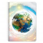 Diakakis imports Earth Home Τετράδιο Σπυράλ 17X25 Εκ. 3 Θεμάτων 90 Φύλλων - 4 Σχέδια 000042110 5205698481185