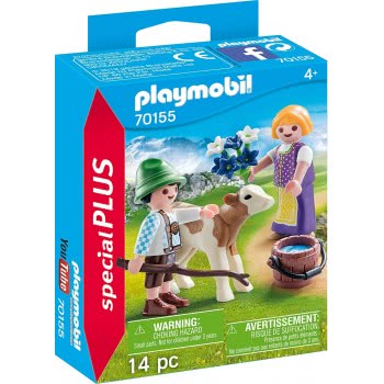 Playmobil Special Plus Παιδάκια Με Μοσχαράκι 70155 4008789701558