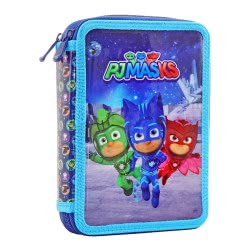 Diakakis imports Double Decker Pouch With Filling PJ Masks 000484180 5205698477157