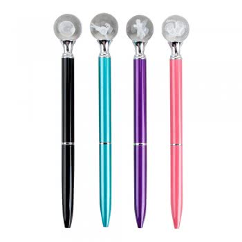 Tesoro Pen Globe With Light 1Pc - 4 Designs 000582204 5205698484780