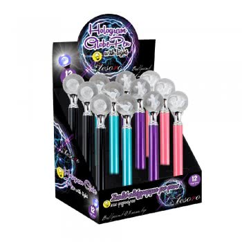 Tesoro Pen Globe With Light 1Pc - 4 Designs 000582204 5205698484780
