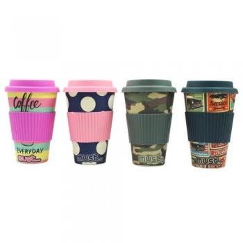 Diakakis imports Mug Bamboo 480Ml - 4 Projects 000579767 5205698468667