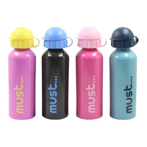 Diakakis imports Metal Canteen With Cap Must 500Ml - 4 Designs 000579720 5205698469589