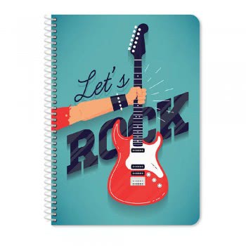 Diakakis imports Spiral Notebook Awesome 21X29cm A4 90Sh. 3 Subjects - 4 Designs 000042087 5205698479793
