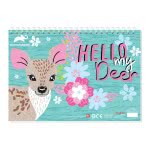 ANIMAL PLANET Μπλοκ Ζωγραφικής Με Αυτοκόλλητα And Stensil 23X33εκ. 40Φ. - 2 Σχέδια 000570694 5205698488504