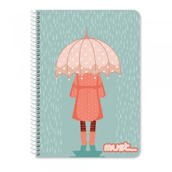 Diakakis imports Τετράδιο Σπιράλ Cute 17X25εκ. Β5 90Φ. 3 Θεμάτων - 4 Σχέδια 000579867 5205698480072