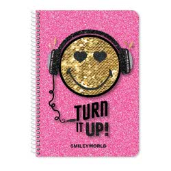 Diakakis imports Spiral Notebook Smiley 17X25cm B5 90Sh. 3 Subjects - 4 Designs 000504939 5205698480478