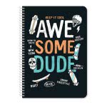 Diakakis imports Spiral Notebook Awesome 21X29cm A4 60Sh. 2 Subjects - 4 Designs 000042086 5205698479762