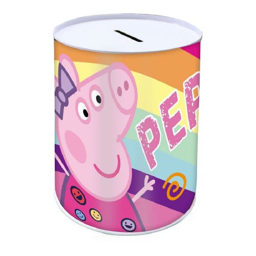 Diakakis imports Metal Money Box Peppa 10X15cm 000482496 5205698470394