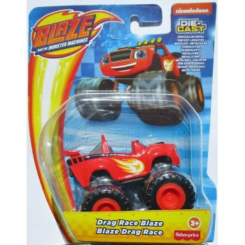 Mattel Blaze And The Monster Machines Οχήματα Die Cast - Drag Race Blaze CGF20 / GVG62 887961925500
