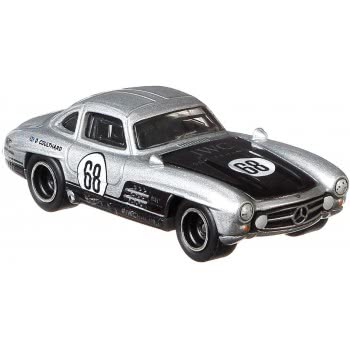 Mattel Hot Wheels 68 Mercendes Benz 300 SL Euro Hauler 1:64 Scale Premium Collector No 68 FLF56 / GJT43 887961817461