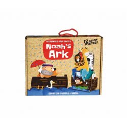 OEM Puzzle Noahs Ark 3D Παζλ 12 Τεμαχίων Με Παραμύθι Στα Αγγλικά 25X32cm 19-01747 7037511868129