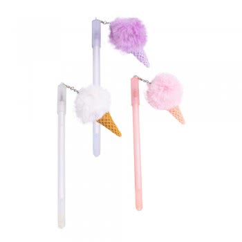 Diakakis imports Στυλό Pom Pom Παγωτό The Littlies 1Τεμ. - 3 Σχέδια 000646766 5205698484728