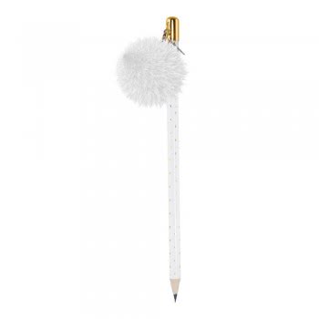 Tesoro Pencil With Pom Pom HB2 1Pc - 3 Designs 000582210 5205698485930