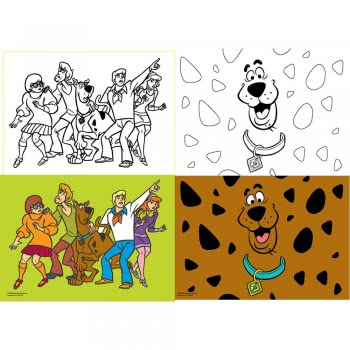 Diakakis imports Notebook Brooch 40 Leaves 17Ch24 Ex. Scooby DOO - 2 Projects 000510974 5205698485688