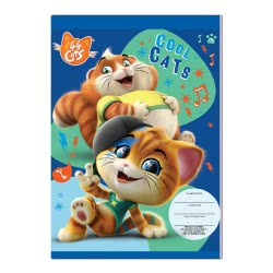 Diakakis imports Τετράδιο 44 Cats 17X24εκ. Β5 40Φ. - 2 Σχέδια 000502287 5205698485831
