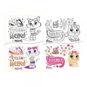 Diakakis imports Notepad 44 Cats 17X24cm B5 40Sh. - 2 Designs 000502287 5205698485831