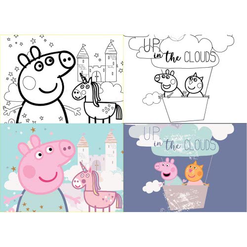 Diakakis imports Notebook Brooch 40 Leaves 17Ch24 Ex. Peppa PIG - 2 Projects 000482525 5205698485565