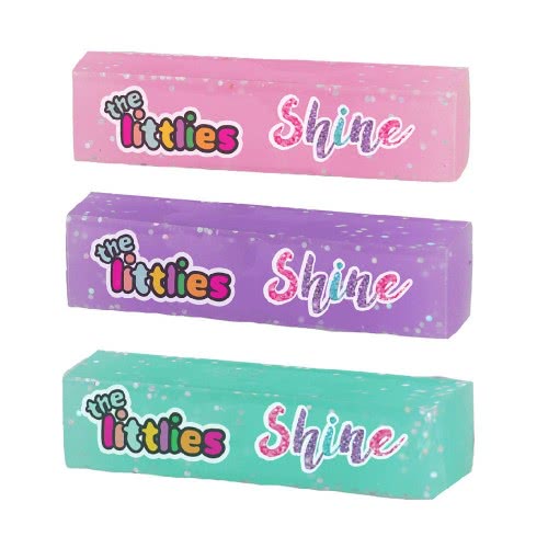 Diakakis imports Eraser Glitter Shine The Littlies 1Pc - 3 Designs 000646786 5205698487538