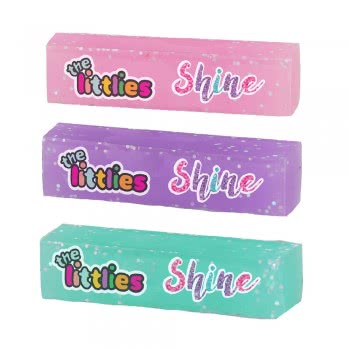 Diakakis imports Eraser Glitter Shine The Littlies 1Pc - 3 Designs 000646786 5205698487538