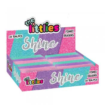 Diakakis imports Eraser Glitter Shine The Littlies 1Pc - 3 Designs 000646786 5205698487538
