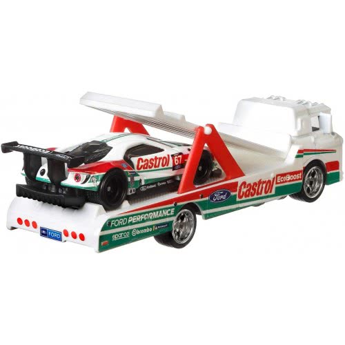 Mattel Hot Wheels 2020 Team Transport Release H - 2016 Ford GT Race Ford C-800 20 FLF56 / GJT40 887961817423
