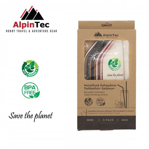 AlpinTec Eco Straws Bent 6Mm S-02 4897011101224