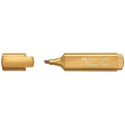 Faber-Castell Textmarker Textliner Metallic, Gold Black 154619-Golg 4005401546504
